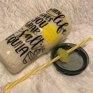 Custom Tumbler “When life gives you Lemons”